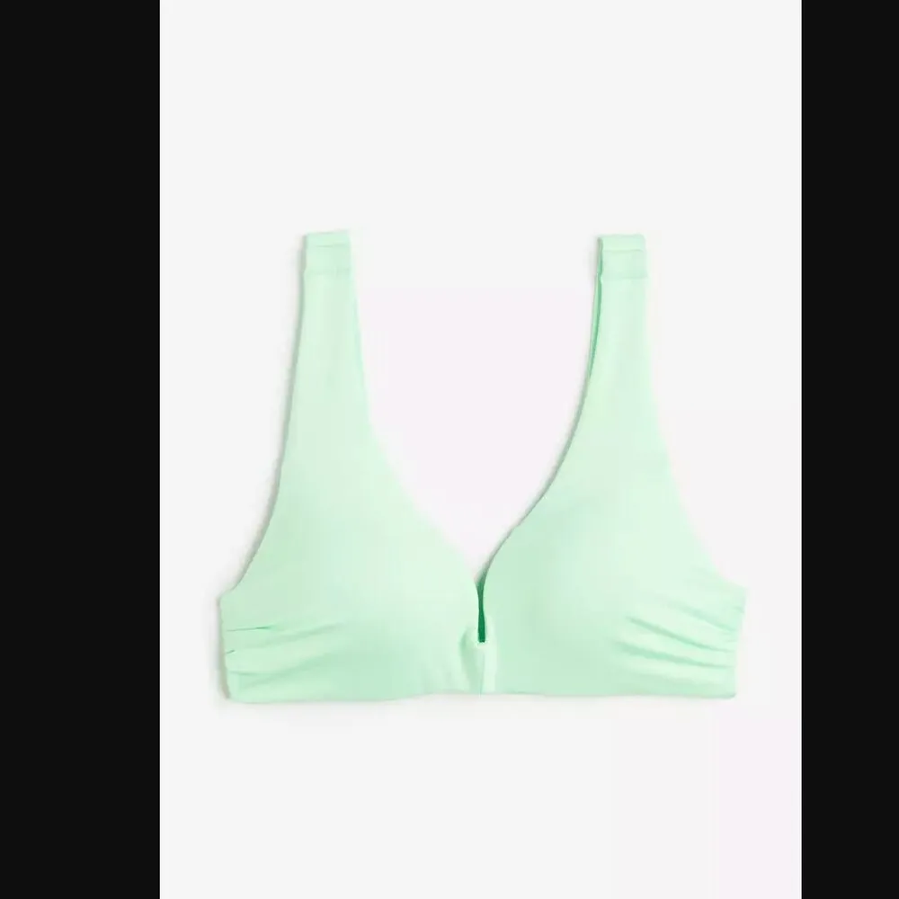 H&M Sage Green Mojito Bikini Bathing Suit with High-Cut V-Front / Small - Image 6