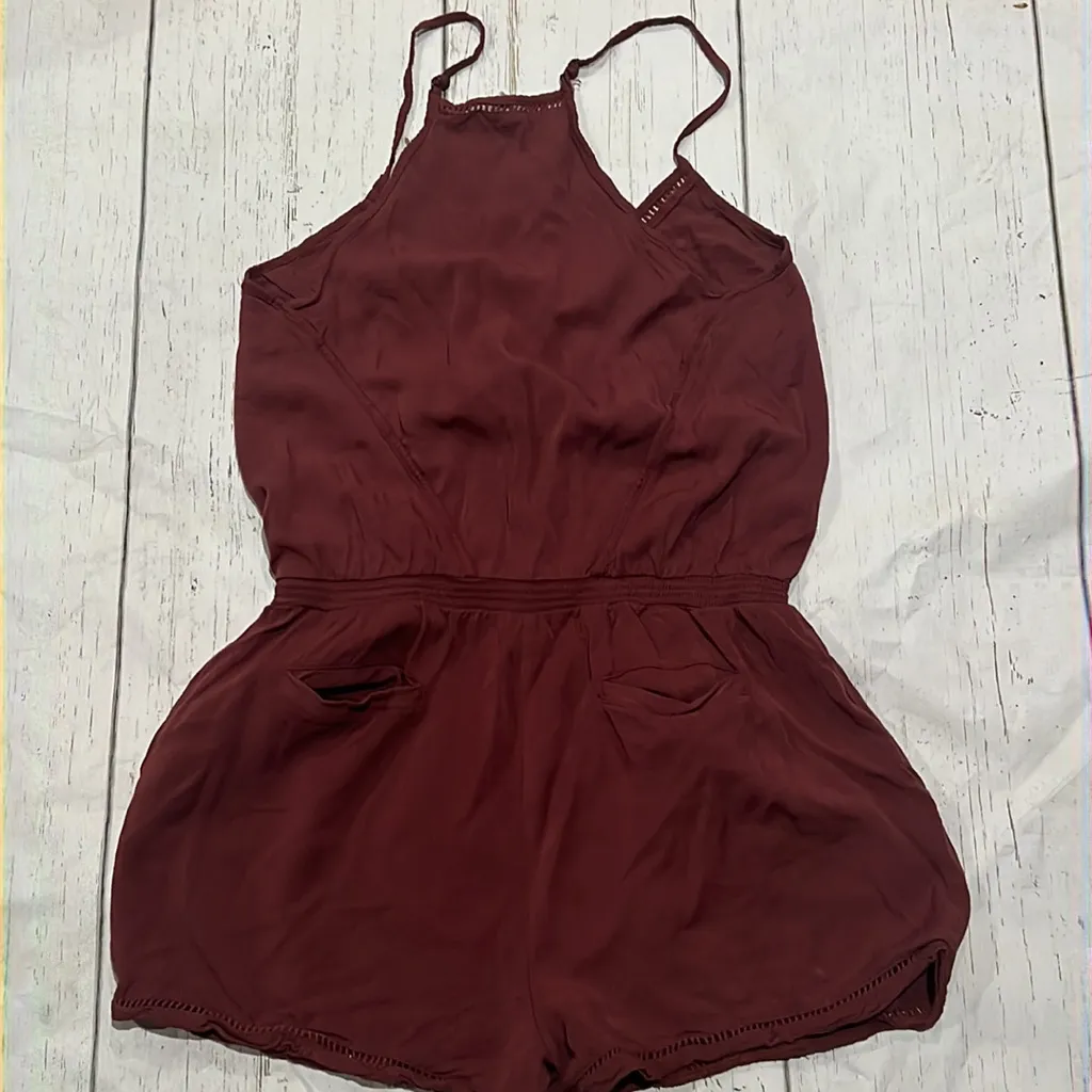 Lilka spaghetti strap romper Red Size XS - Image 5