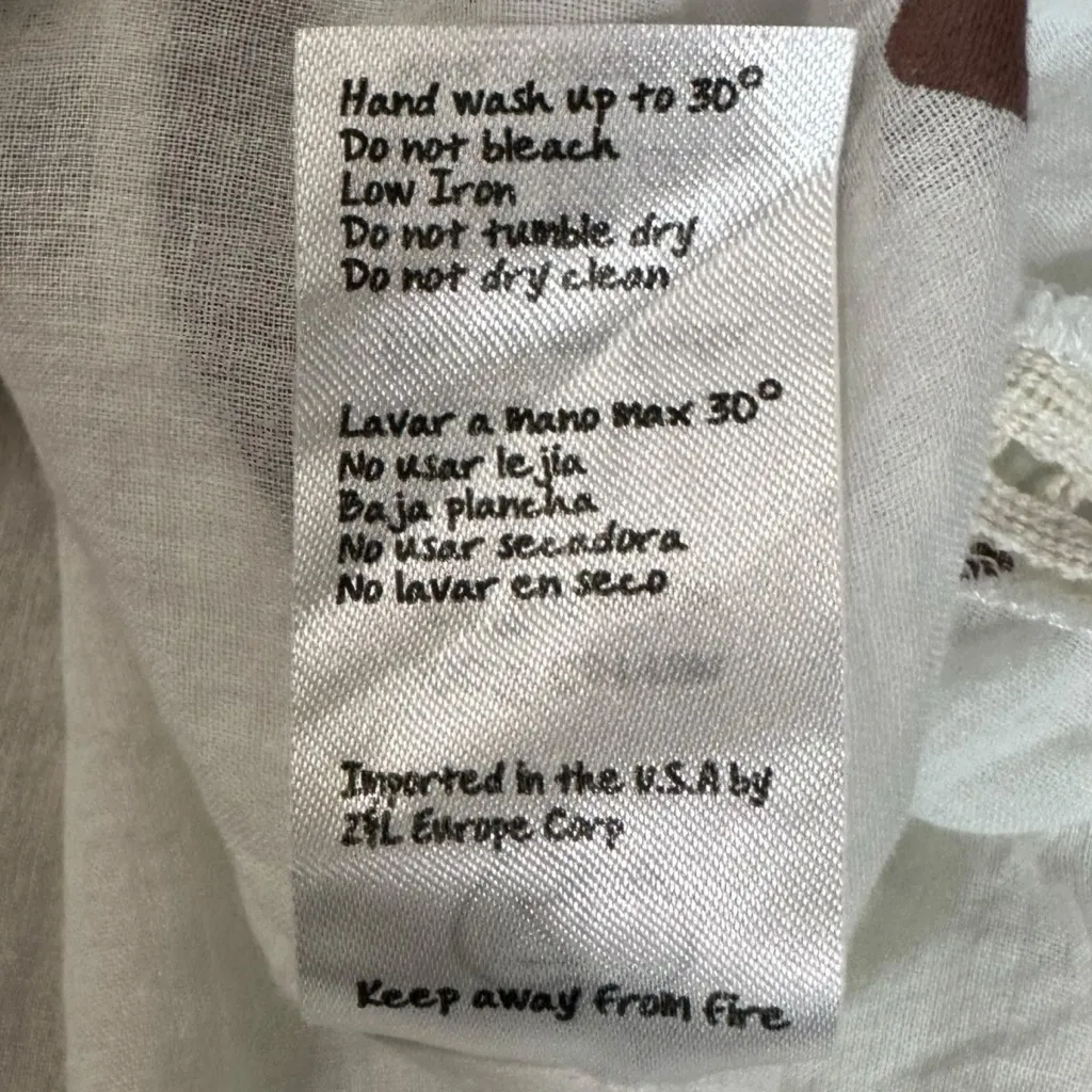 Anthropologie Z & L Europe Floral Pom Pom Kimono Tunic Coverup Bohemian OS - Image 14