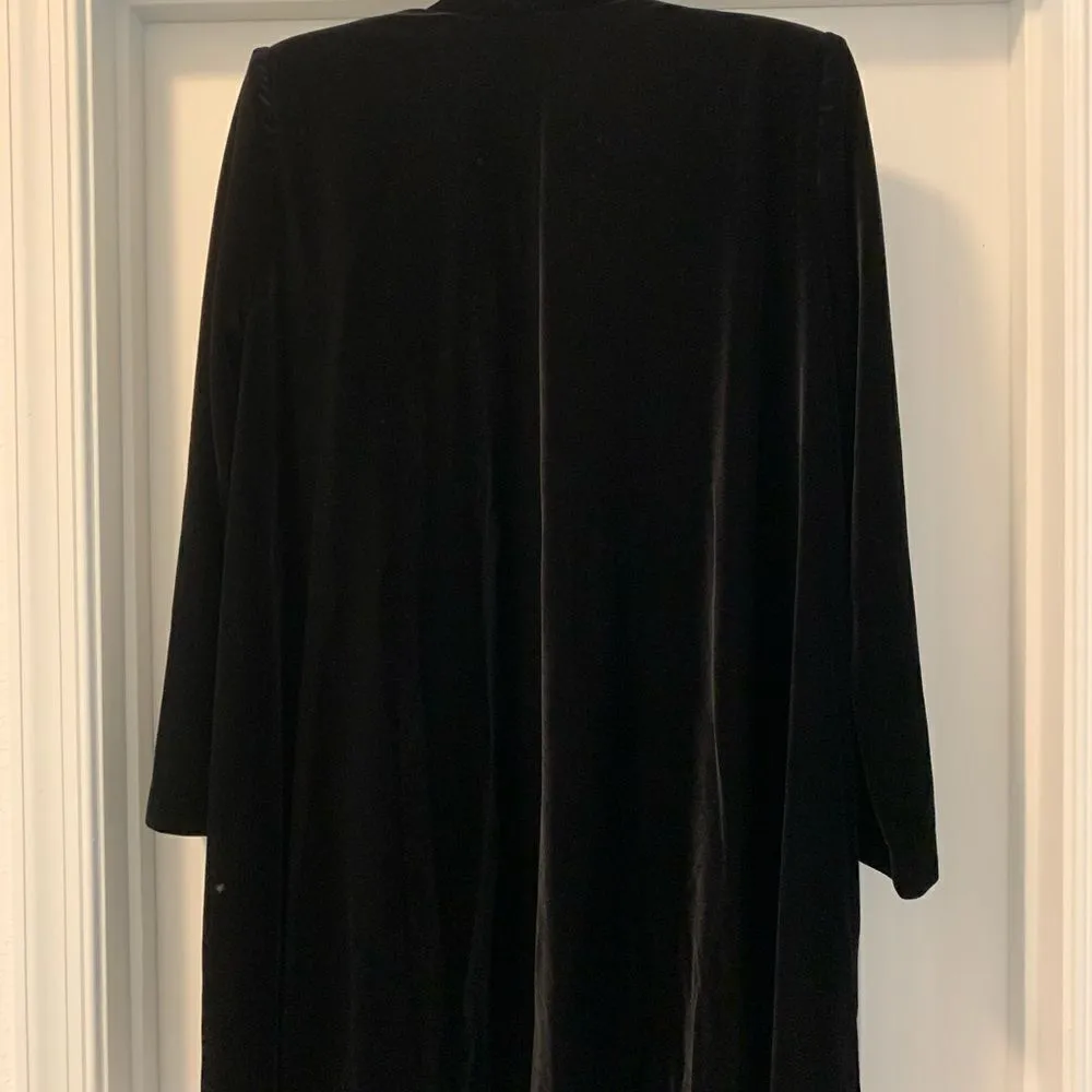 Alex Evenings Vintage Velvet Formal Jacket Size S Oversized Lightweight - Image 7