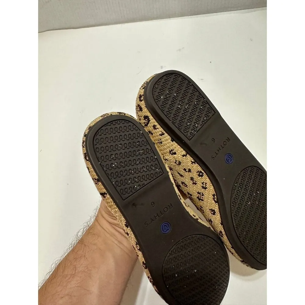 Rothy's Spotted Leopard Loafers Size 6.0, Casual, Comfy - Image 7