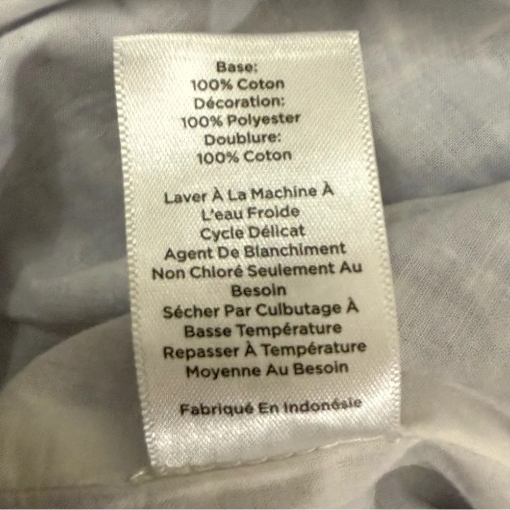 Talbots Gingham Toucan A-Line Skirt Sz 8 Blue White Cotton Lined Above Knee - Image 8