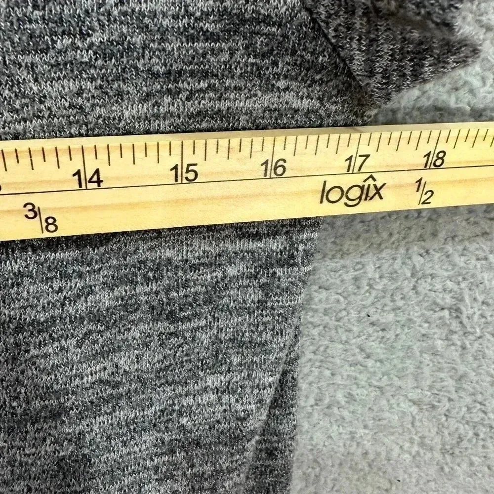 Soma womens knit top XS gray short sleeve round neck lounge‎ casual layers - Image 4