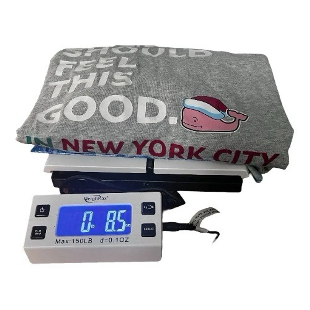 Vineyard Vines Holiday New York City Christmas Graphic Gray Shirt Size S Coastal - Image 9