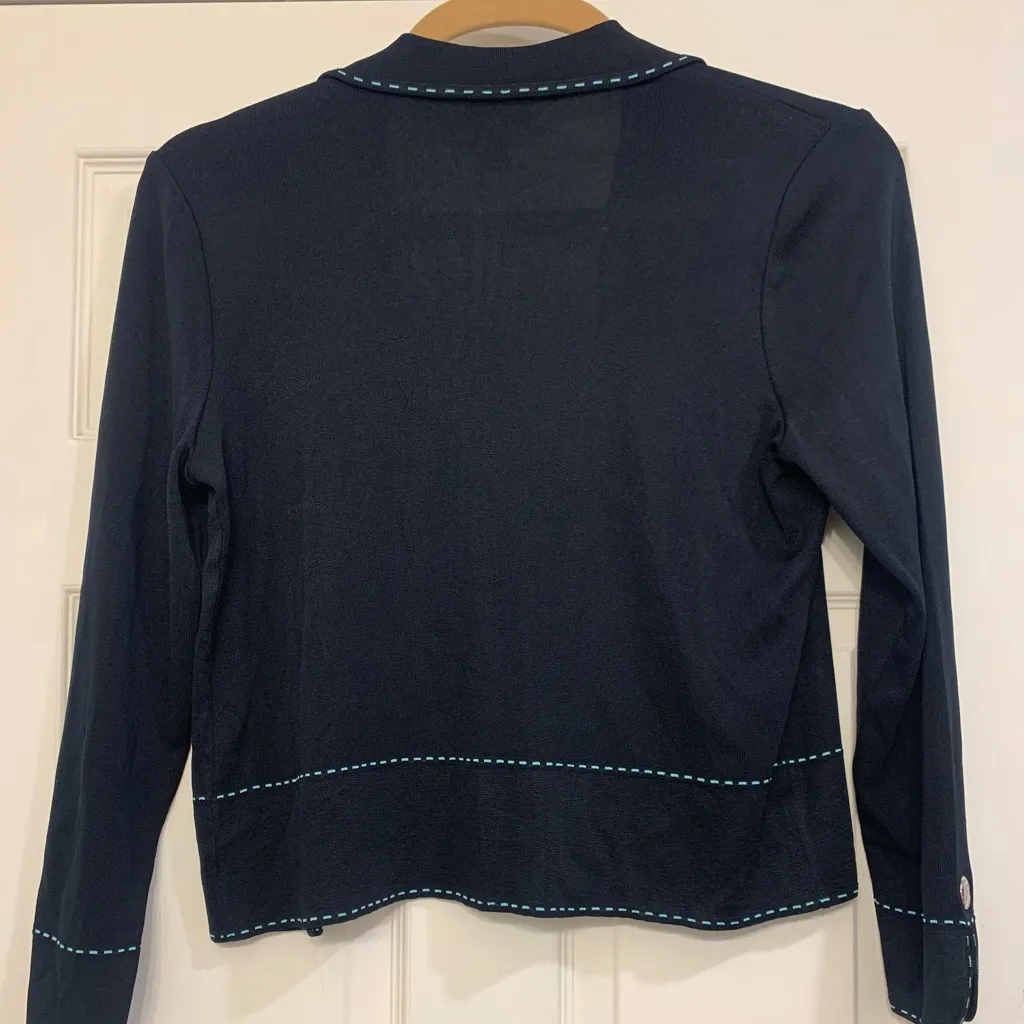 Ming Wang Black Acrylic Medium  Cardigan/Blazer.          2631 - Image 6