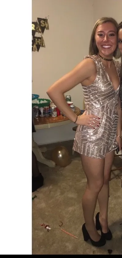 Glitter Party Romper - Image 4