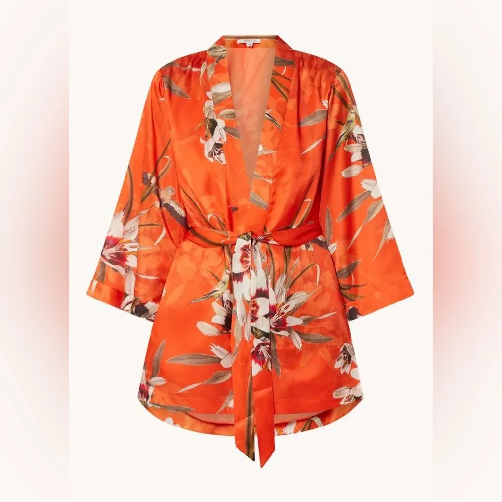 All Saints Women's Carina Dorada Kimono - Orange - Size 8 - Image 4