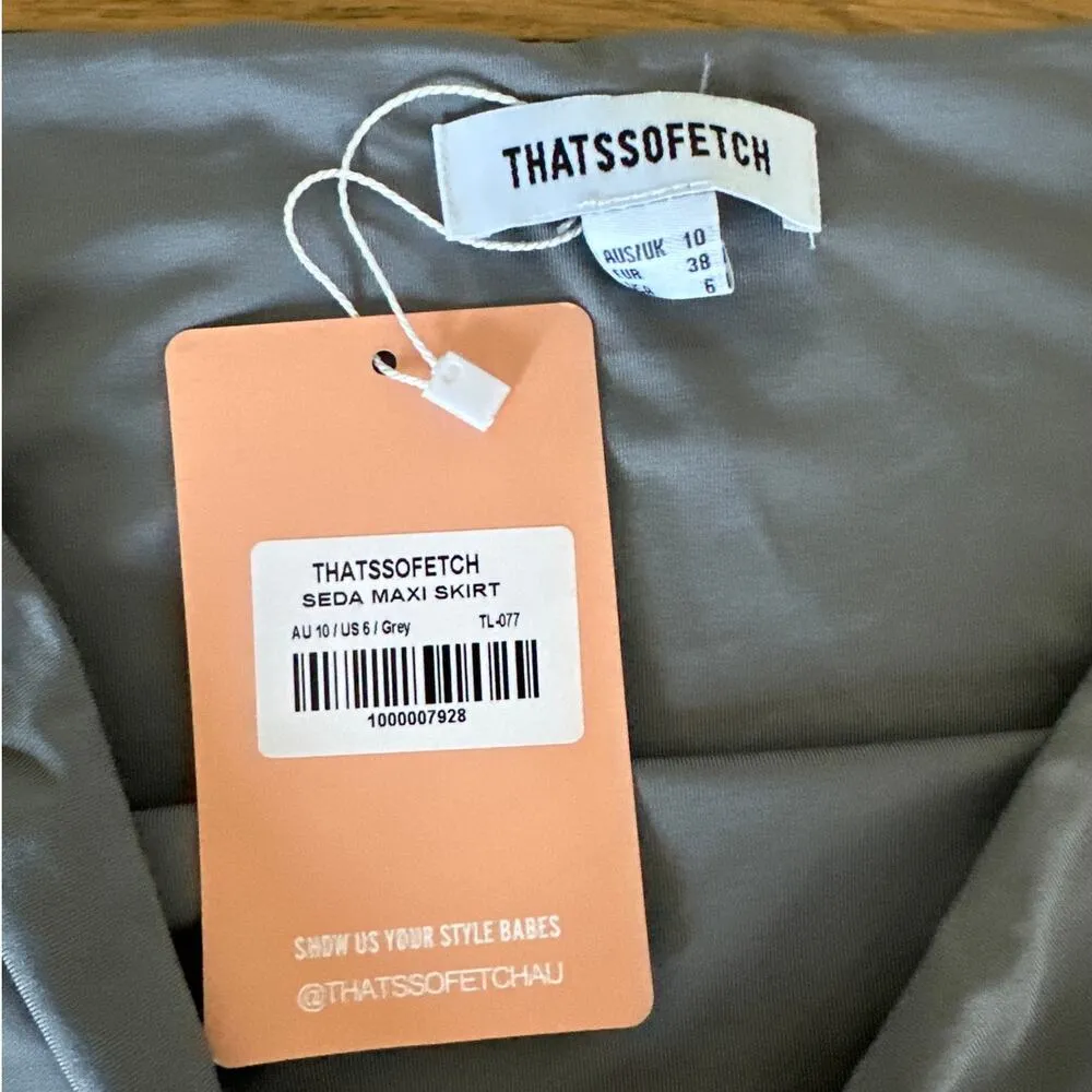 That’s so Fetch - Seda Maxi Skirt in Gray - Image 2