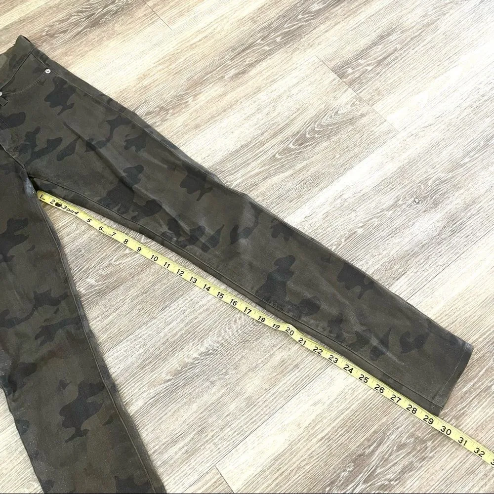 Hudson Nico  super skinny midrise Camo glitter jeans - Image 6