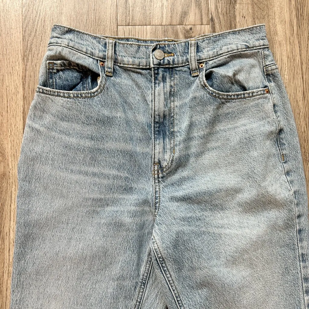 Pacsun Stretch High Rise Flare Jean Light Wash Size 27 - Image 5