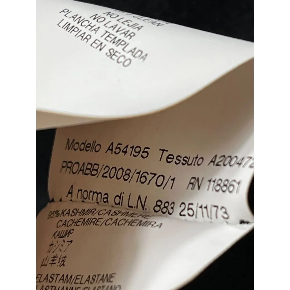 Versace Womens Black V Neck Long Sleeve Sweater Size 42 SKU 7360 - Image 12