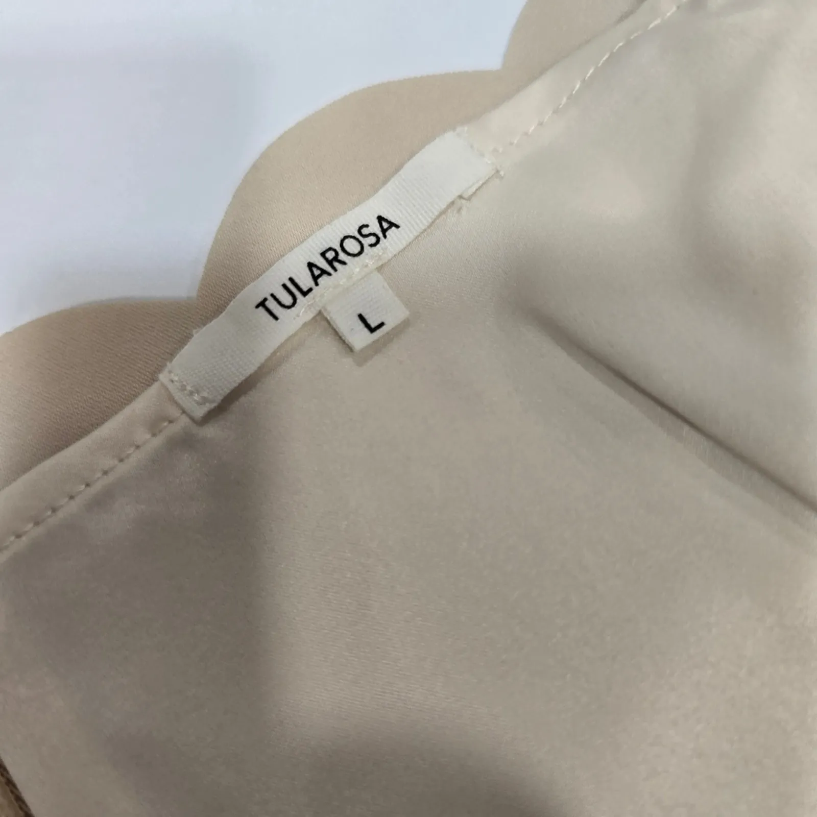 Tularosa Nora Mini Dress in Frosted Almond Large - Image 12