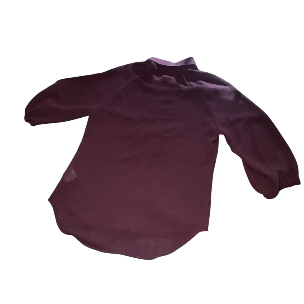 Express Maroon Blouse - Image 5