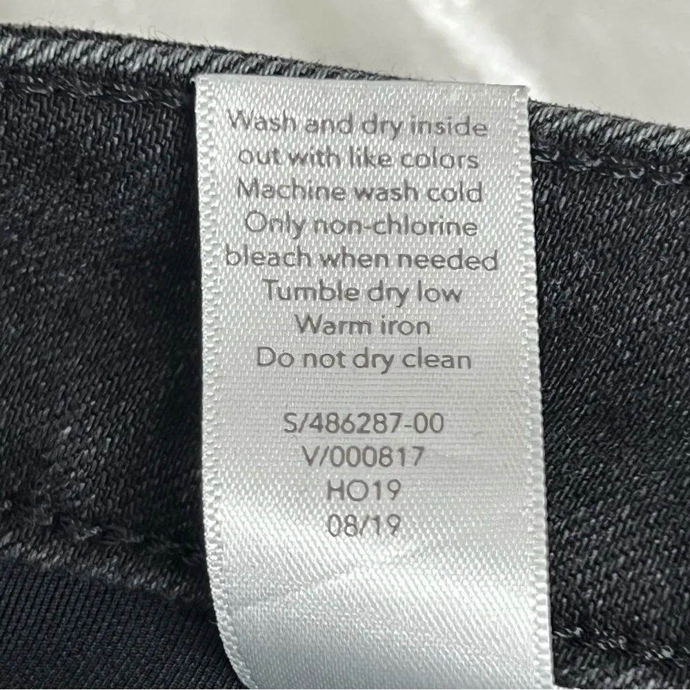 Athleta Black Skulptek Jeans Size 4 Zipper Cuff - Image 7