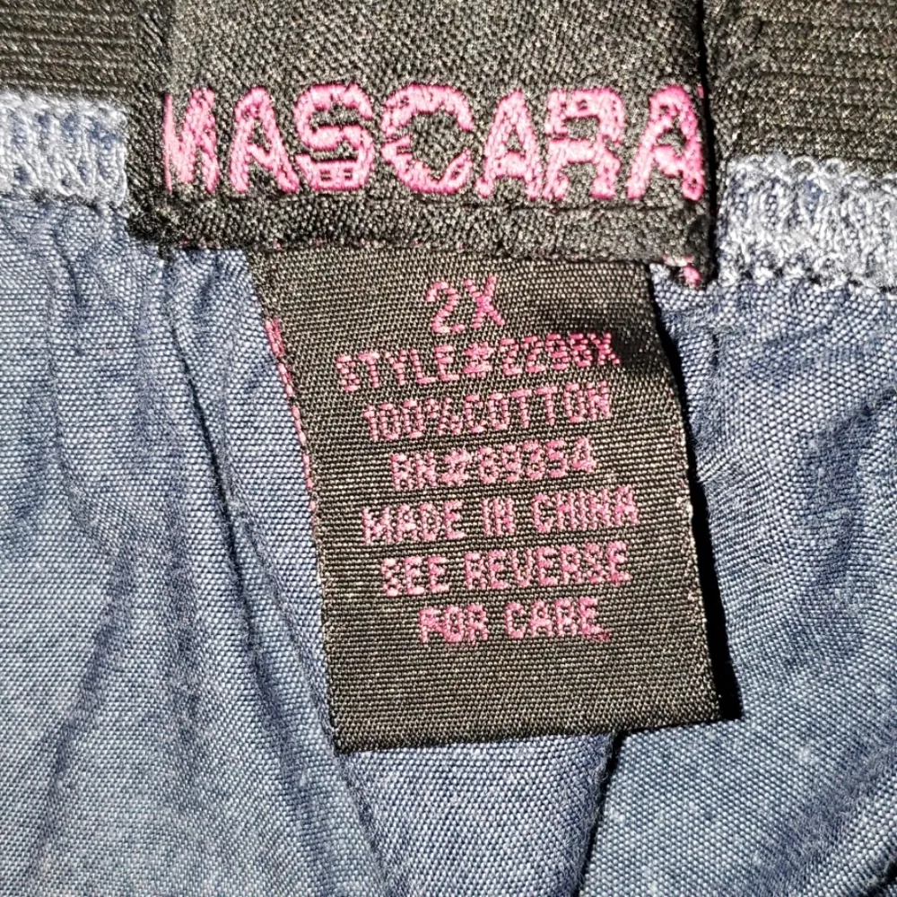 Mascara skirt (#510) Blue Size 2X - Image 4