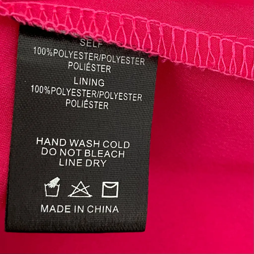 Anthropologie Sunday In Brooklyn Mesh Pink Shine Midi Dress small Rhinestone - Image 15