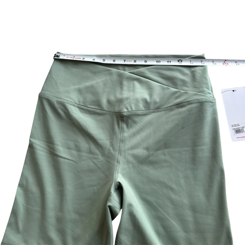YOGALICIOUS Lily pad Green Lux Xl Crosstown 7" women’s Short biker‎ shorts NWT - Image 6