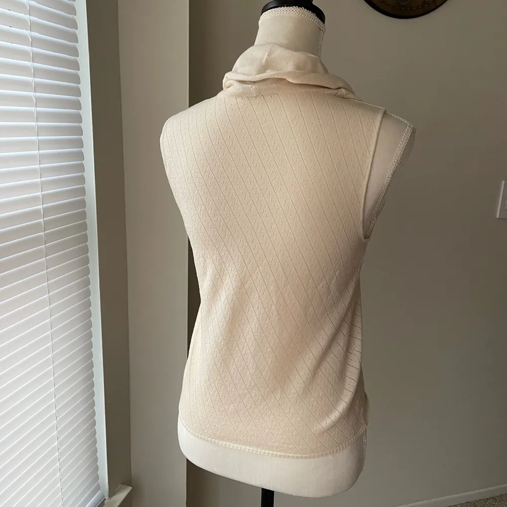 Saks Fifth Avenue Merino Wool Turtle Neck Top - Image 6