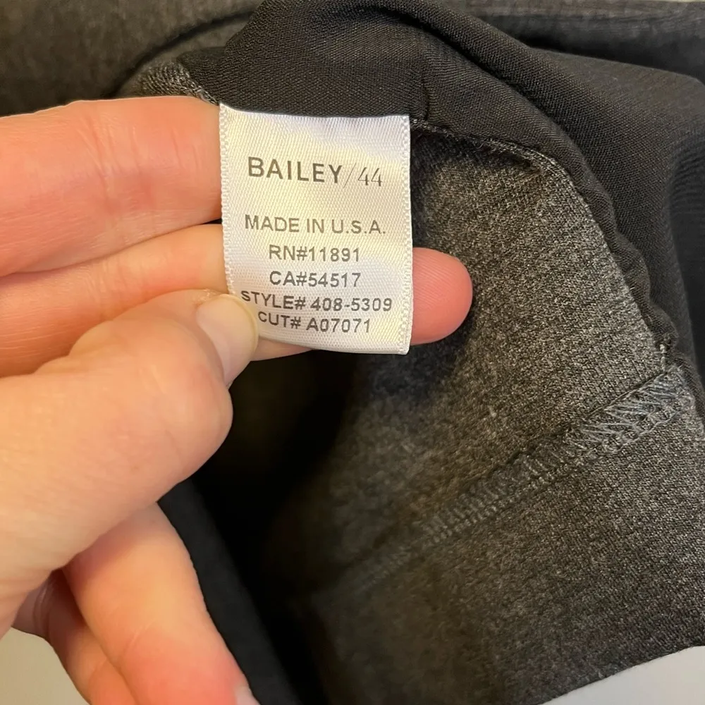 Bailey 44  Long Line Ponte Knit Blazer Cable Knit Accents - Image 7