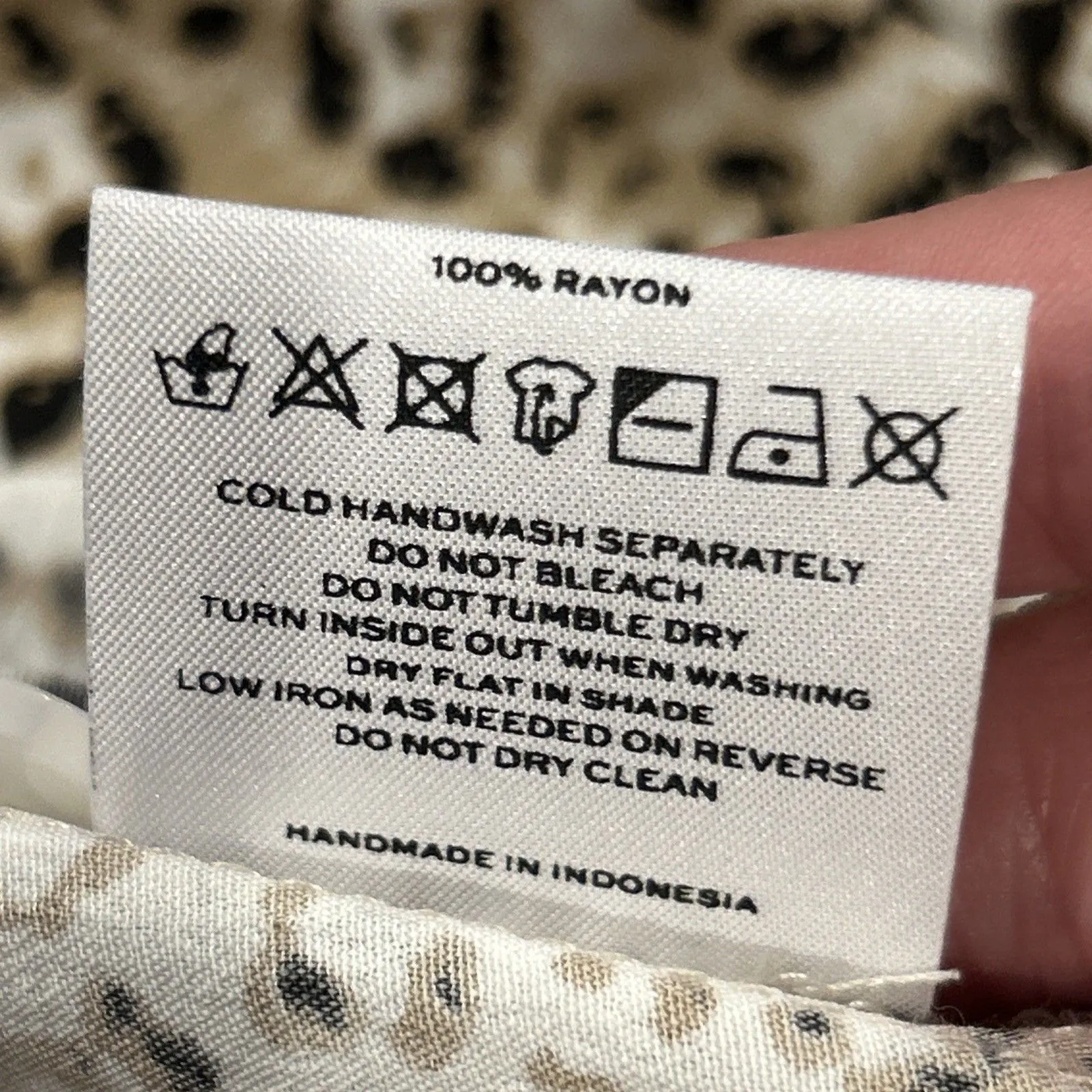 Faithfull The Brand Skirt Womens 4 Animal Print Midi Black Brown - Image 4