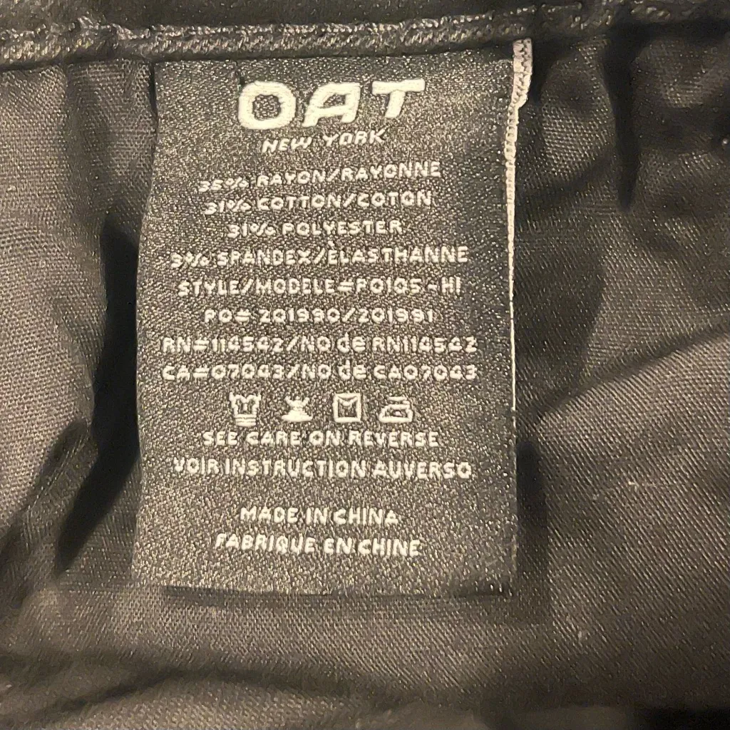 🌺OAT WIDE LEG BLACK SHIMMER JEAN SIZE 27/4🌺 - Image 6