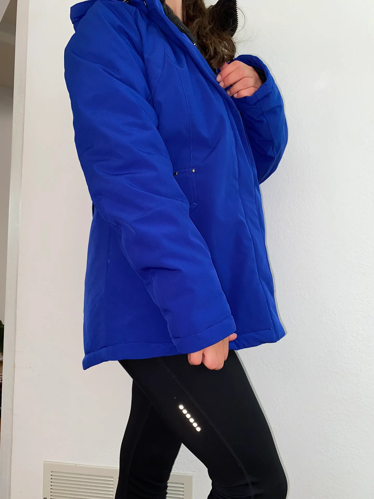 Winter Jacket Blue Size L - Image 5