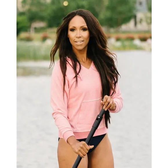 Zyia active • lightweight beach pullover hoodie - Image 14