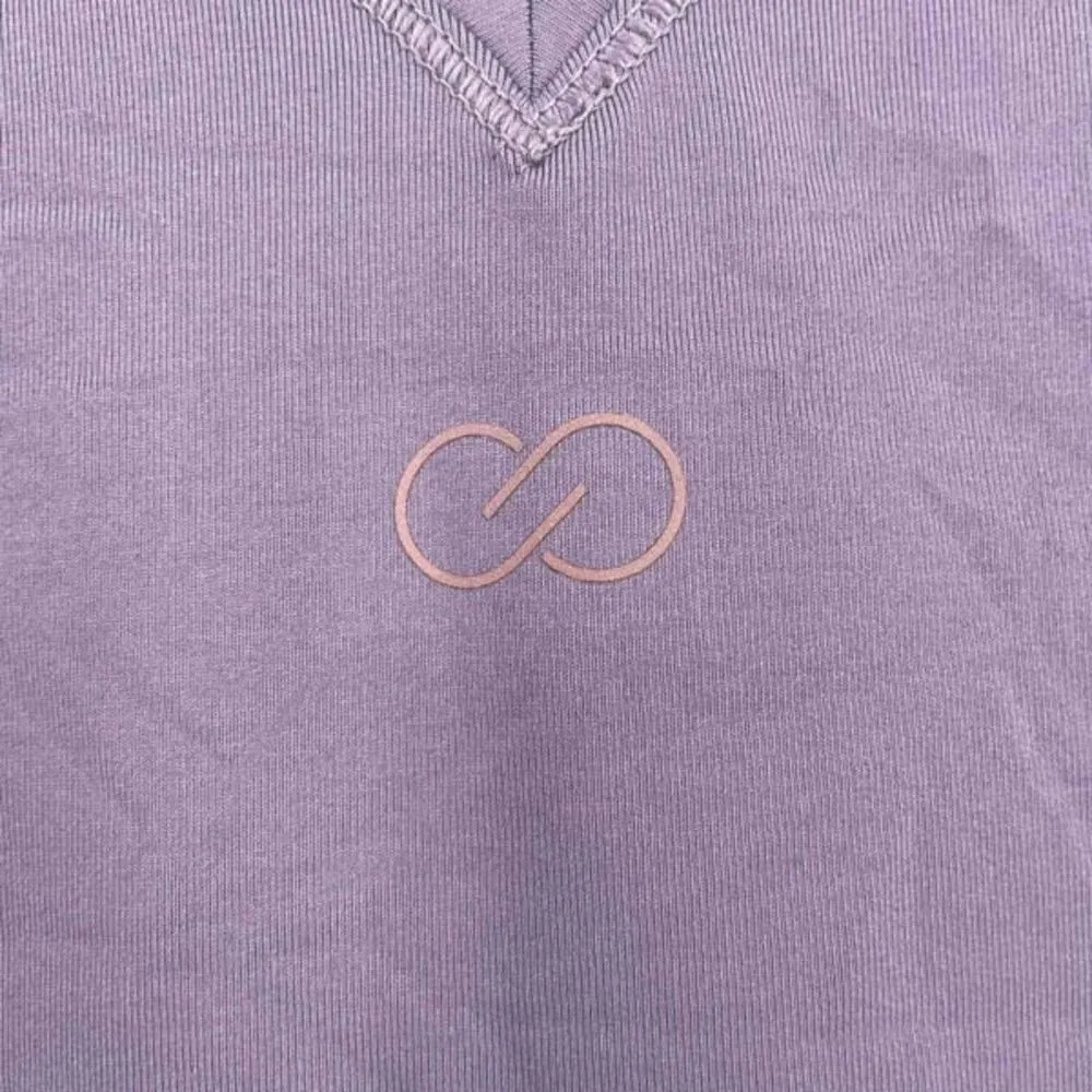 CALIA by Carrie Underwood Women's Long Sleeve Elastic V Back Top‎ Purple Large - Image 9