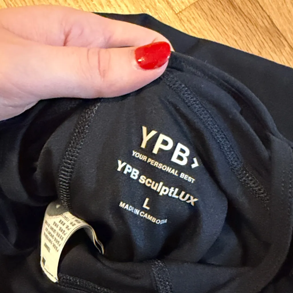 Abercrombie & Fitch YPB SculptLux Black Athletic Dress Sz L Size L - Image 6