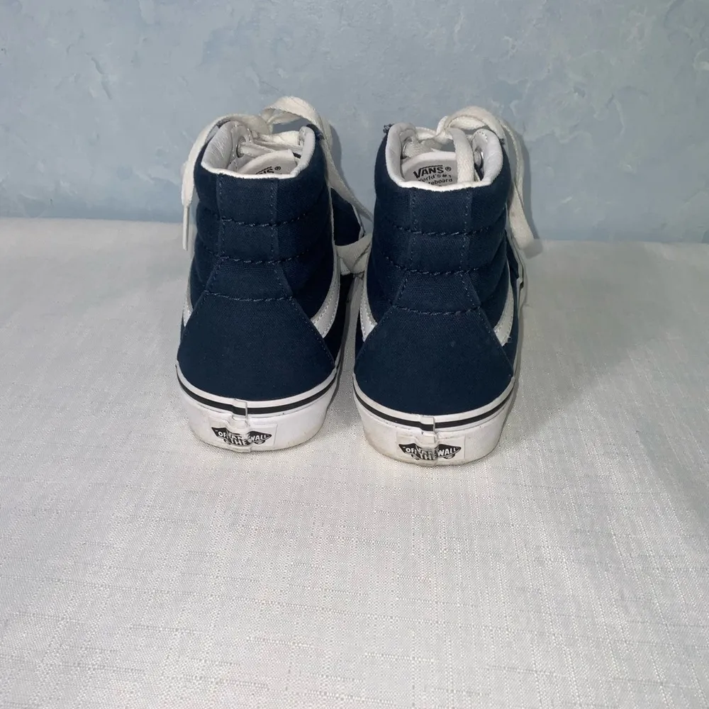 Vans Sk8-Hi Tapered High Top Canvas Shoe~Navy Blue~Unisex~Women’s 7, Men’s 5.5 - Image 5