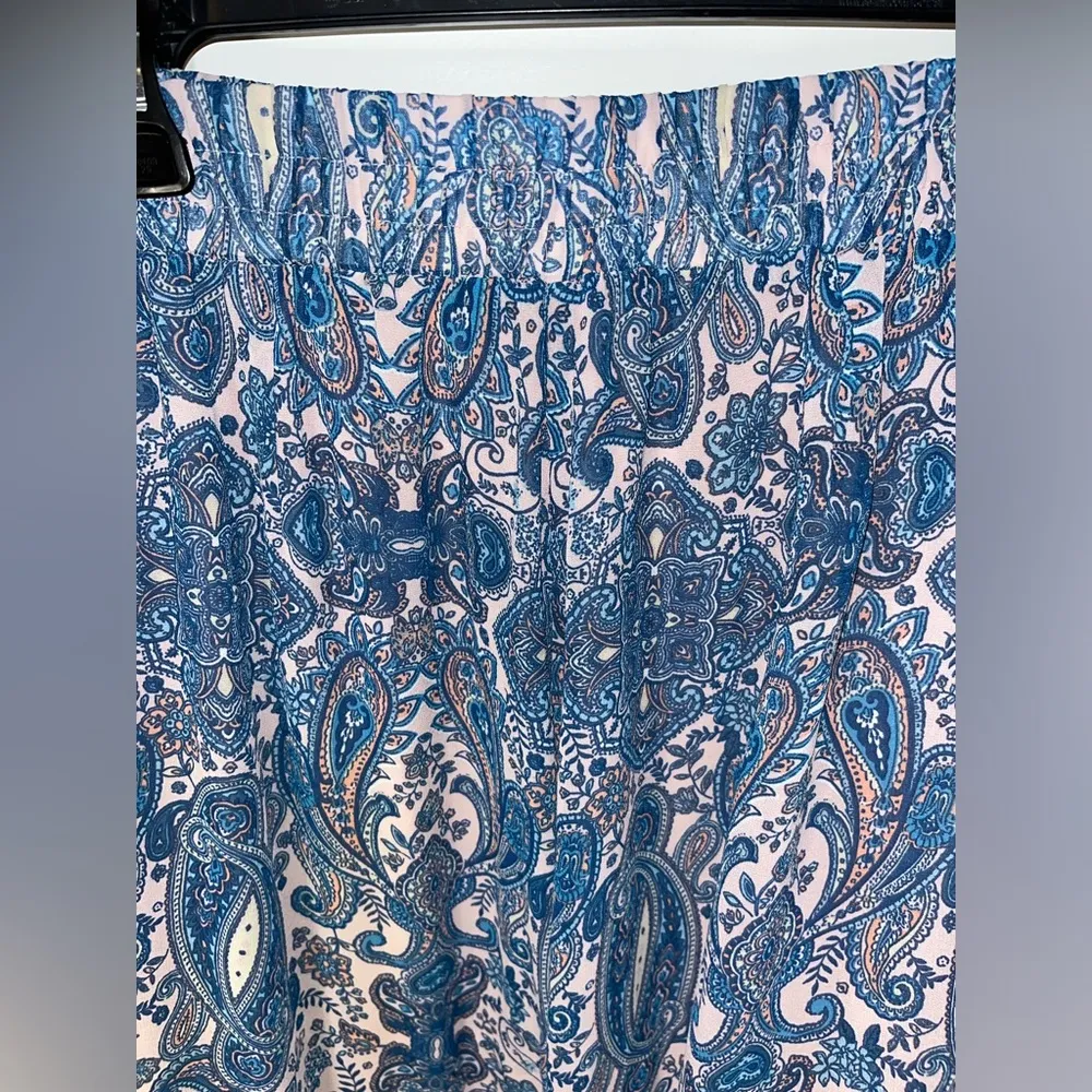 C EST 1946 Palazzo Flowy Stretchy Ruched Waist Pockets Wide Leg Pants Sz 18/20W - Image 12