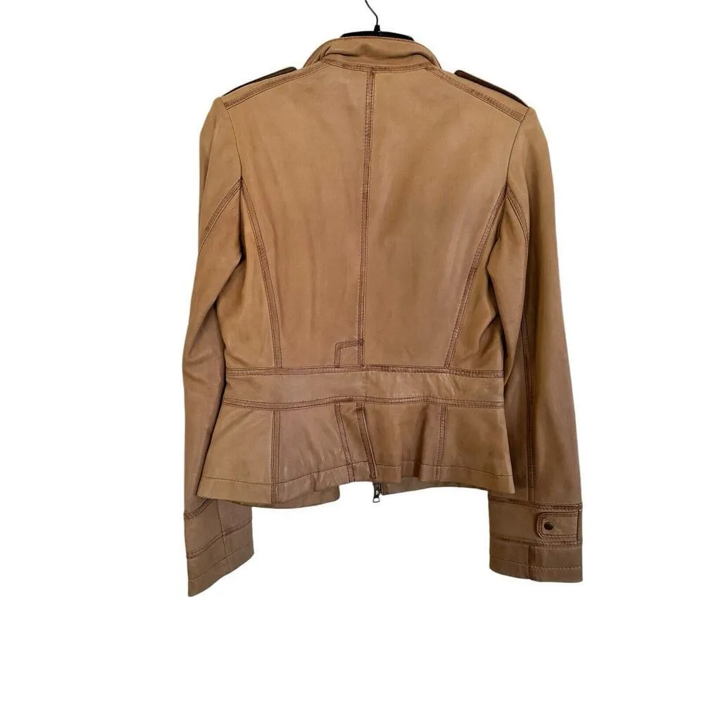 Wilson Tan Leather jackets women XS - Image 2