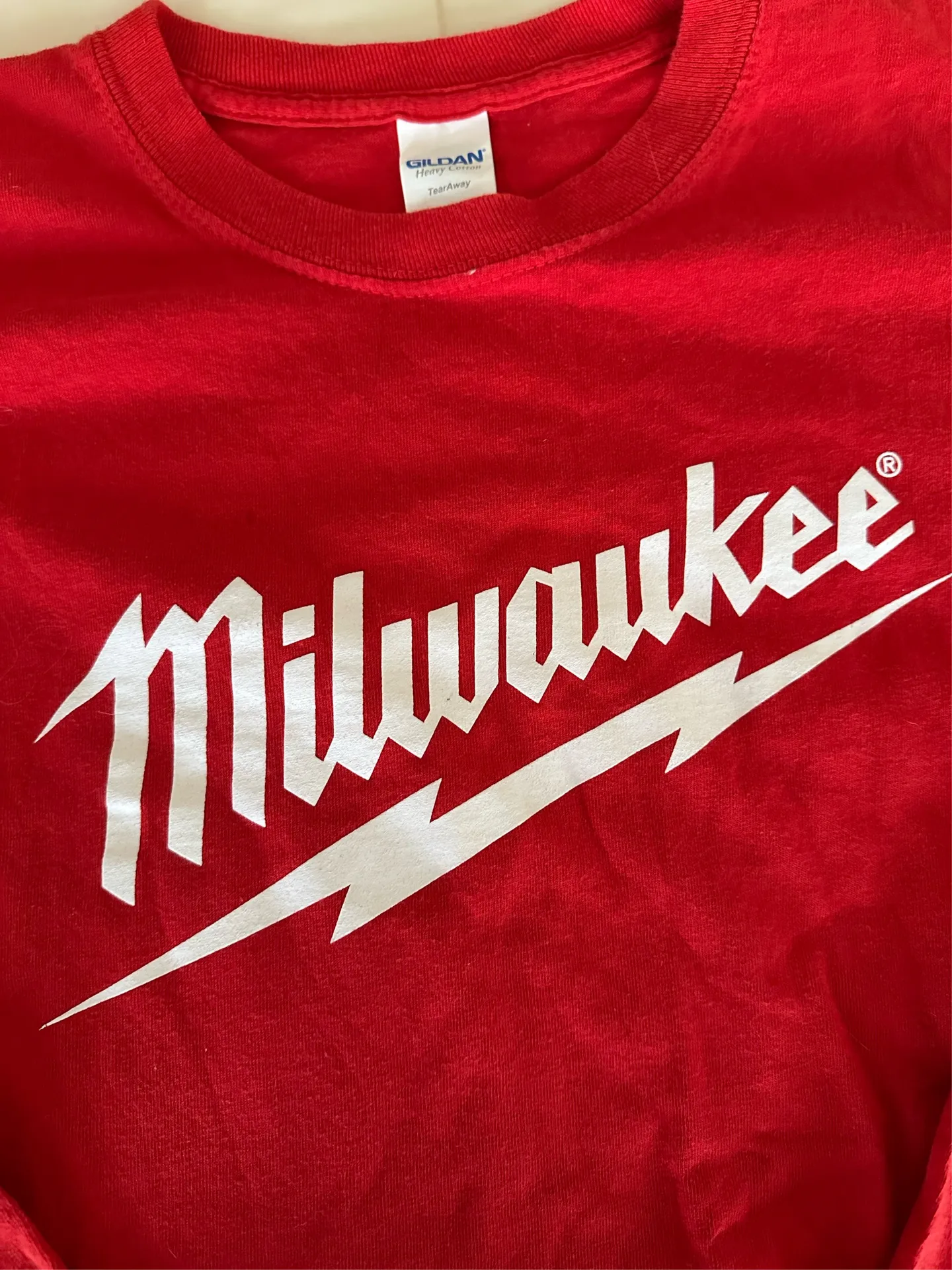Vintage Milwaukee Long Sleeve Shirt Red Size M - Image 5