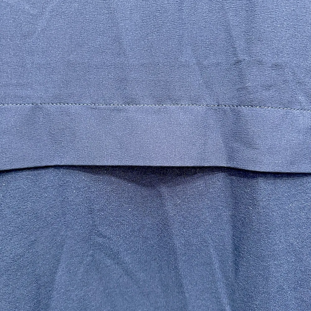 Chico’s Zenergy Mixed Knit Pullover Long Sleeve Top in Tonga Navy Blue 1/M - Image 7