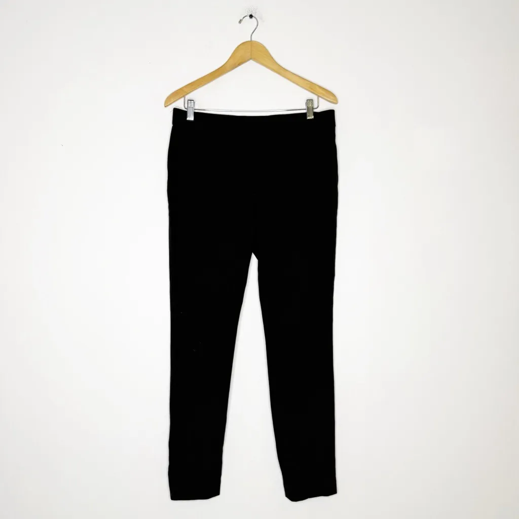Akris Punto Black Stretch Slim Pants – Size 10 - Image 3