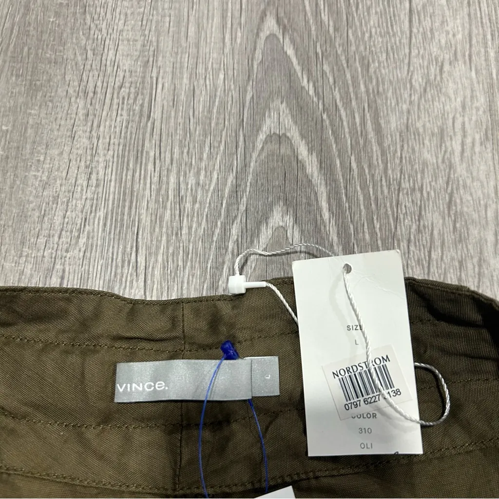 NWT Vince Utility Olive Green Baggy Cargo Pants Size L - Image 5
