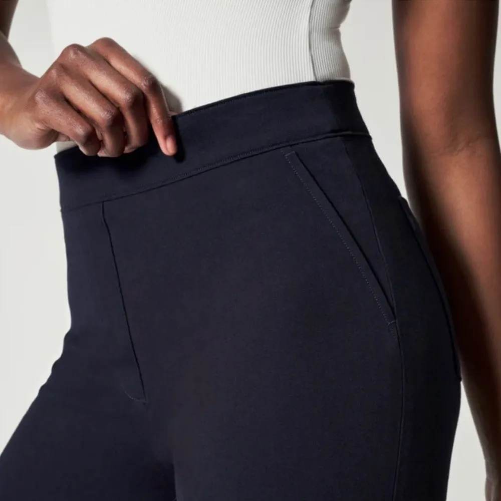 Spanx On-the-Go Kick Flare Pant in Navy Blue Size Small - Image 7