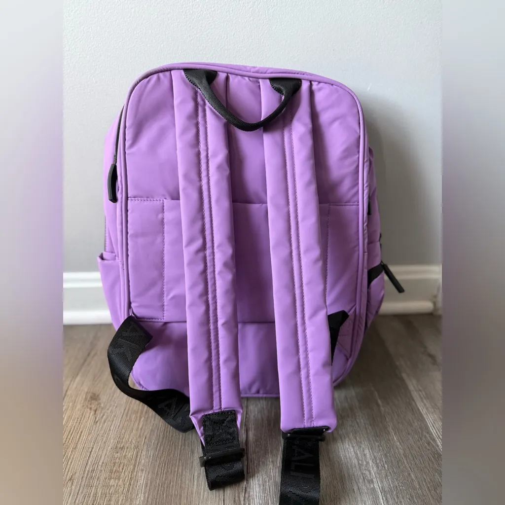 Calpak Backpack Luka 15 in Laptop Backpack Puffer Lilac Lavender Purple Bookbag - Image 12