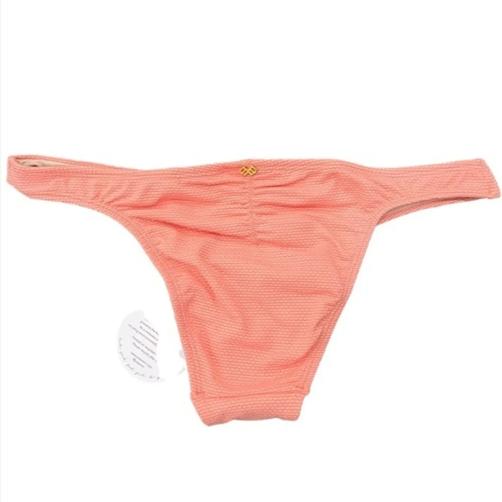 Anthropologie Pily Q Swimsuit Bottom Coral Reef Pink - Image 4