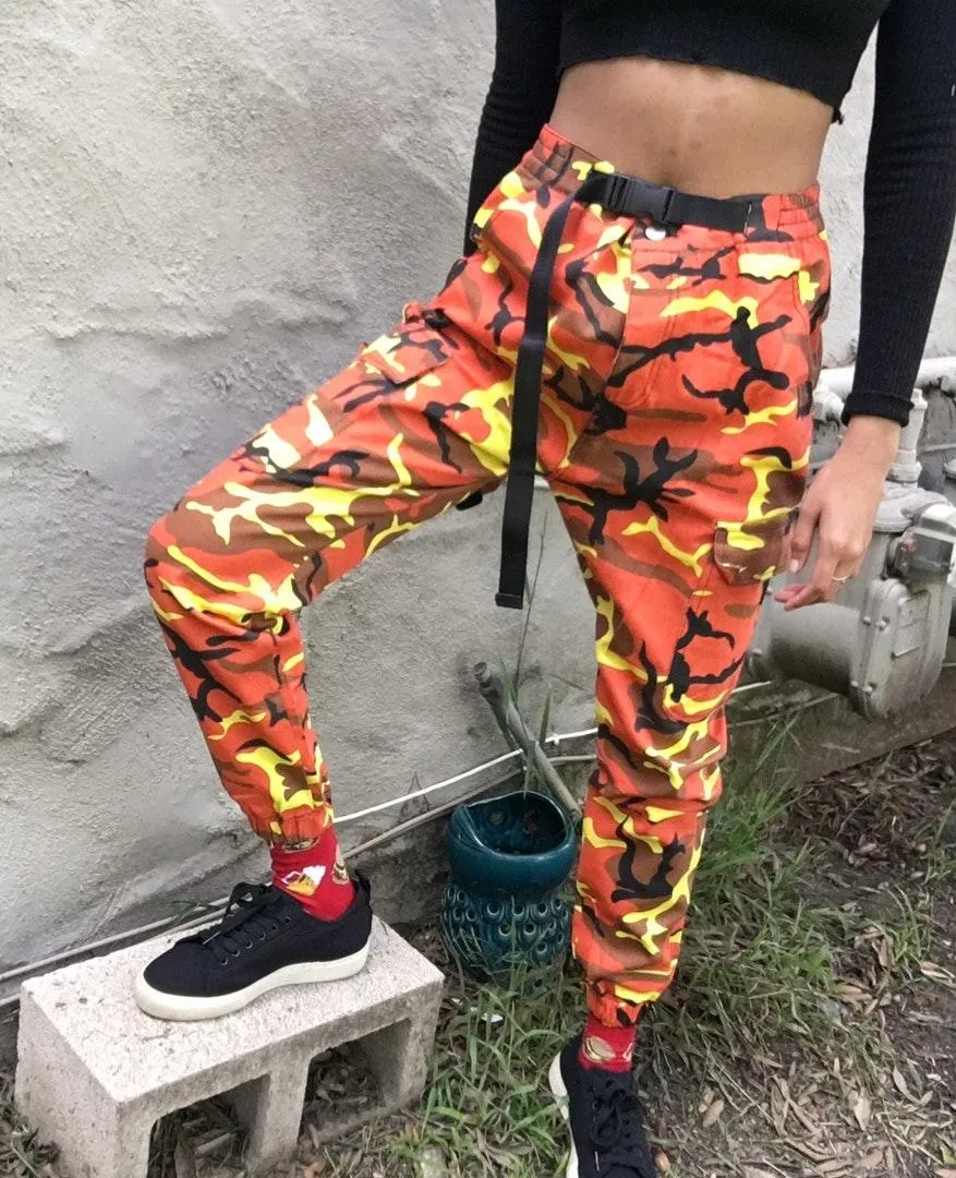 Nordstrom Orange Camo Joggers - Image 8