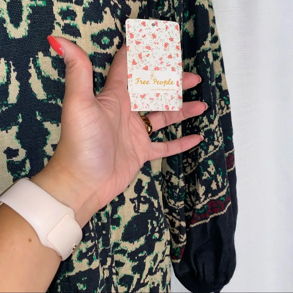 Boho Chic Music & Lyrics Sweater Minidress 🆕 X-small - Image 14