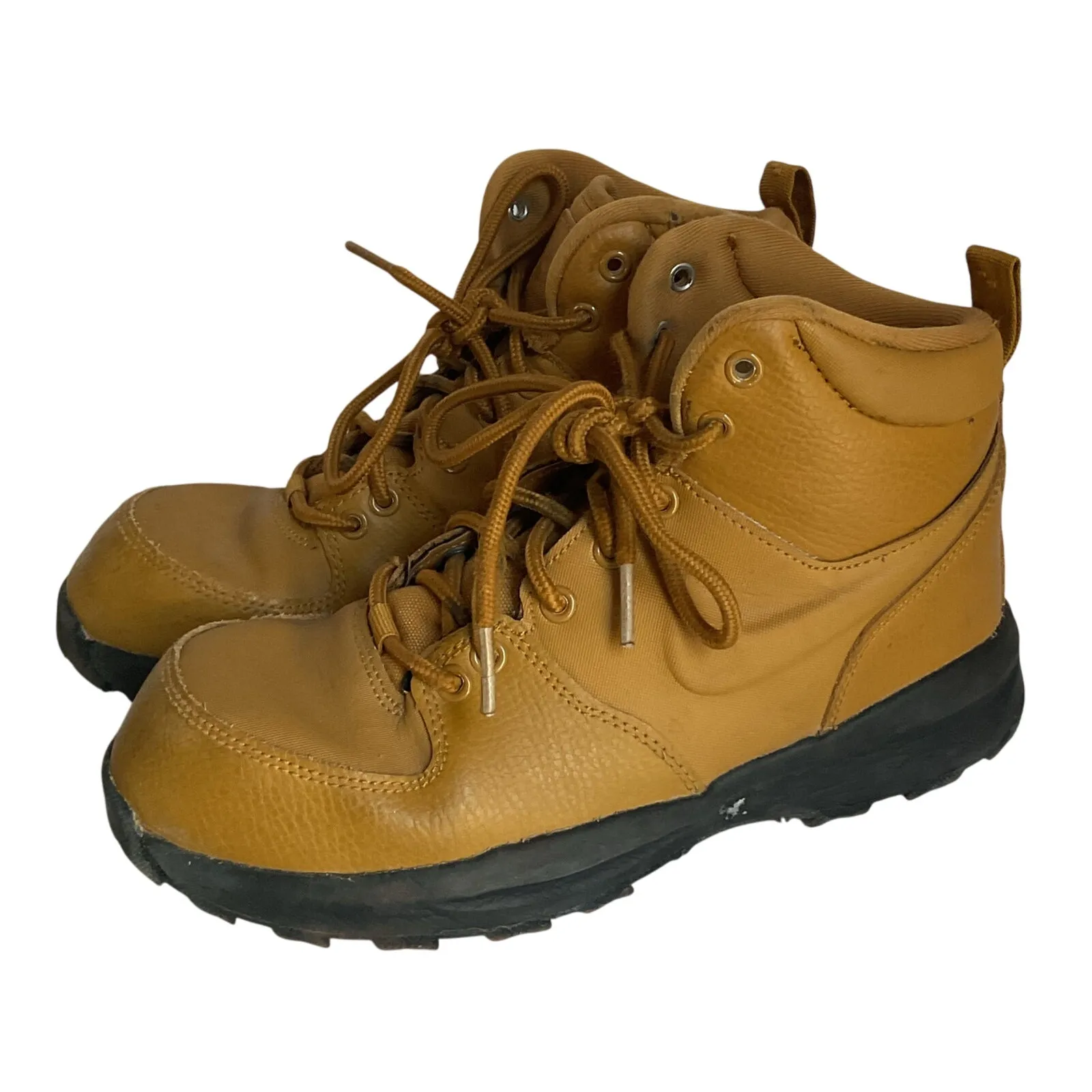 Nike Woodside 2 Youth Boots Wheat Tan 5Y Women’s 6.5 Hiking Trail - Image 3