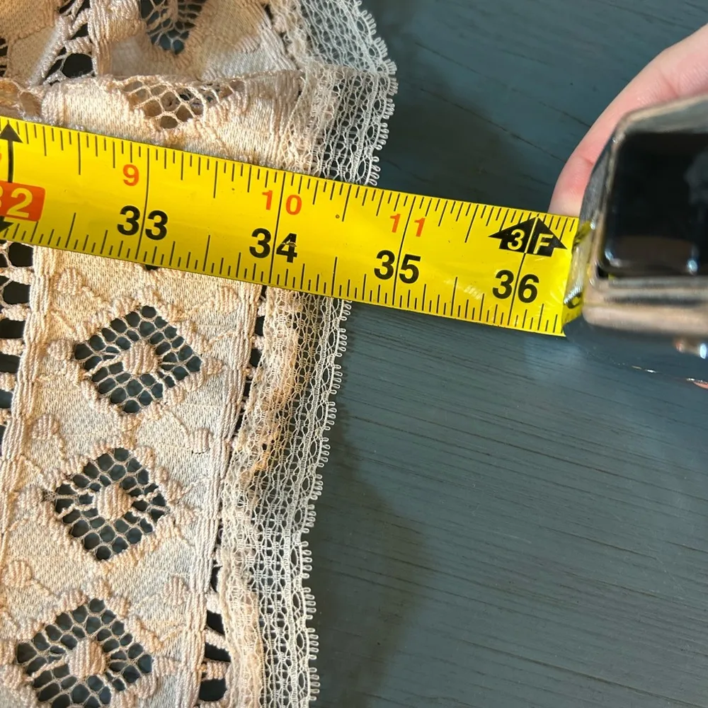 NWT Free People Dress Just Like Honey Lace Asymmetrical Fairy Festival, Sz 2 - Image 13