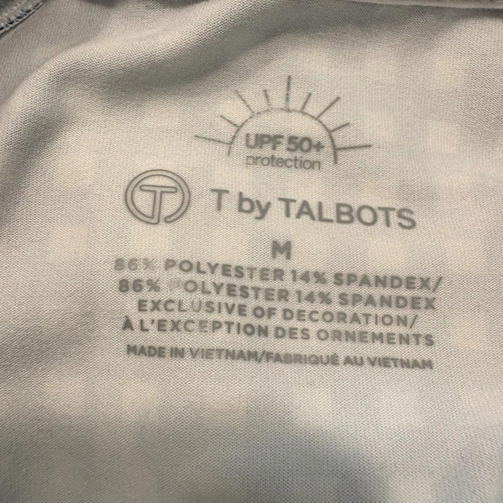 Talbots  On the Move UPF 50+ Gingham Zip Jacket Sun Protection Lightweight Size M - Image 10