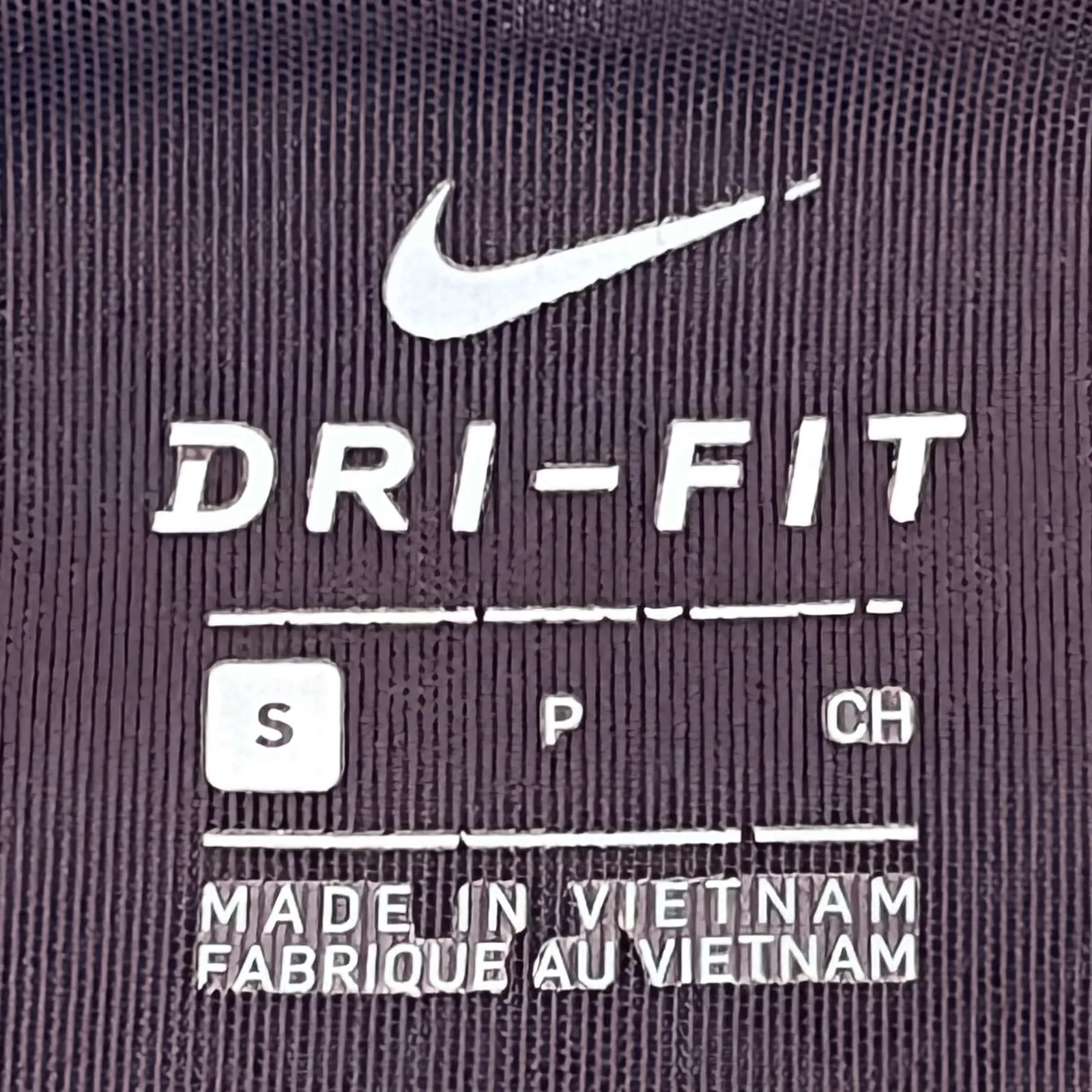 Nike Dri Fit SMALL Womens Leggings Dark Purple Athletic Workout Gym Running - Image 7