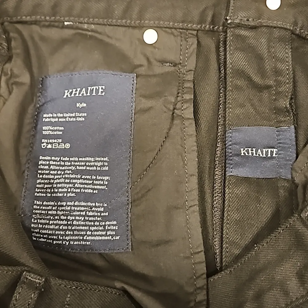 💕KHAITE💕 The Kyle Low Rise Straight Leg Jeans ~ Wilcox Faded Black 28 NWT - Image 17