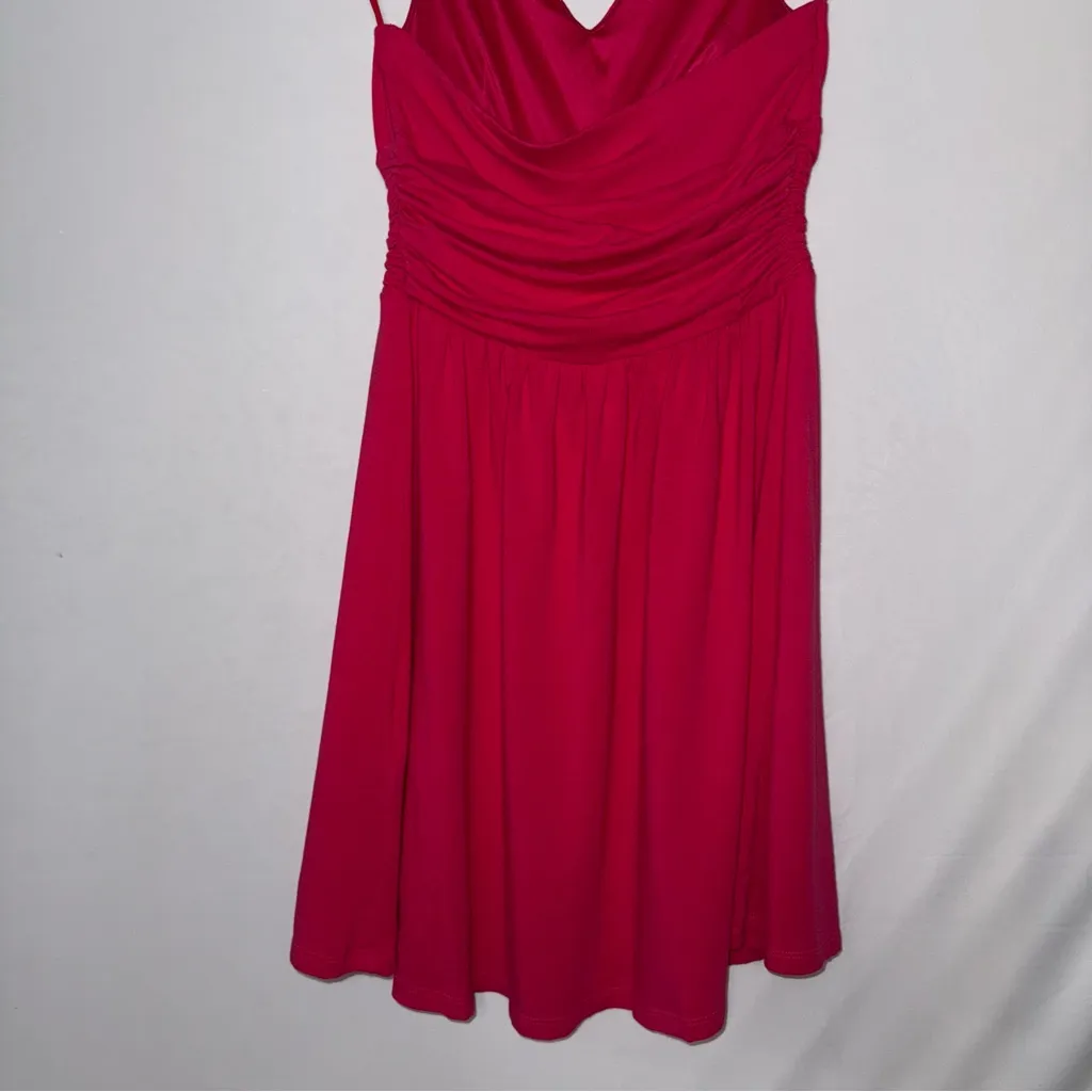 Vintage 90s‎ Fairy Barbie Pink Halter Babydoll Style Dress - Image 7