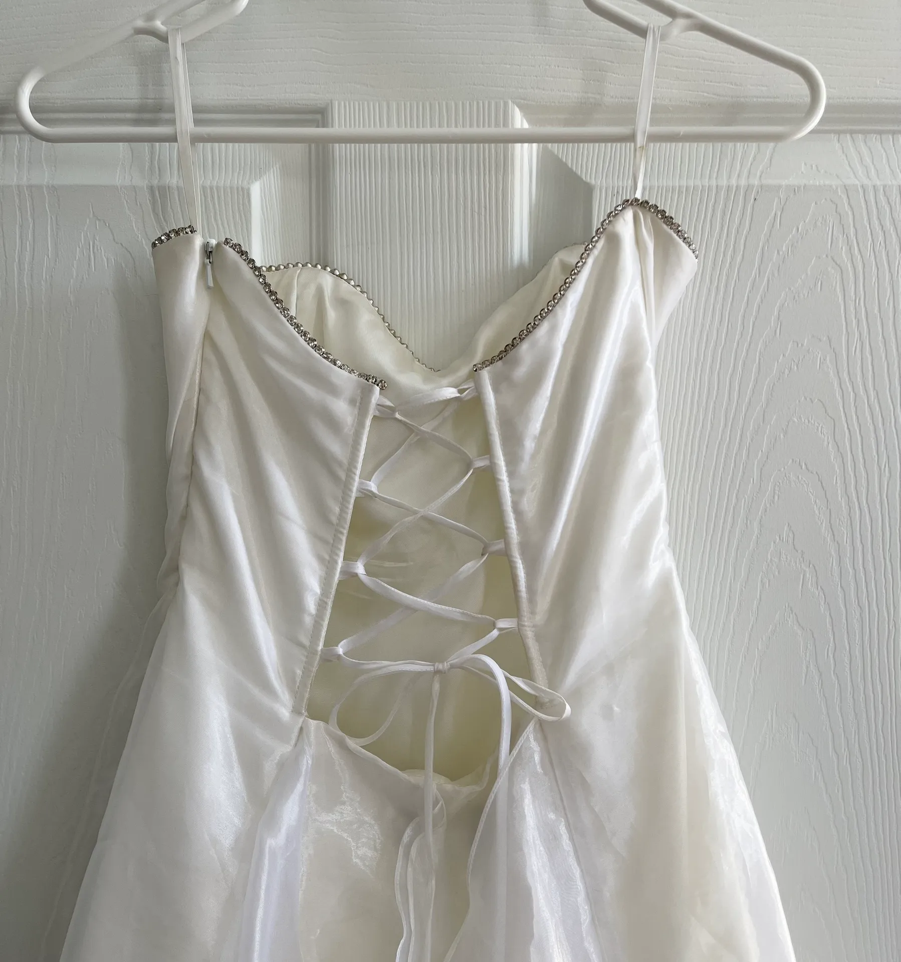 Vintage  GUNNE SAX strapless Wedding Dress - Image 4