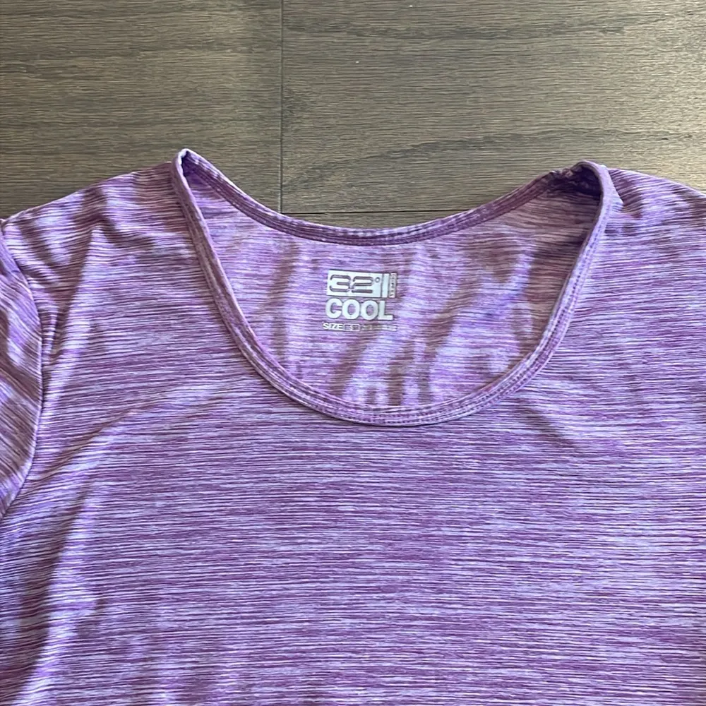 32 Degrees Purple Short Sleeve Scoopneck Tee - Size S - Image 4