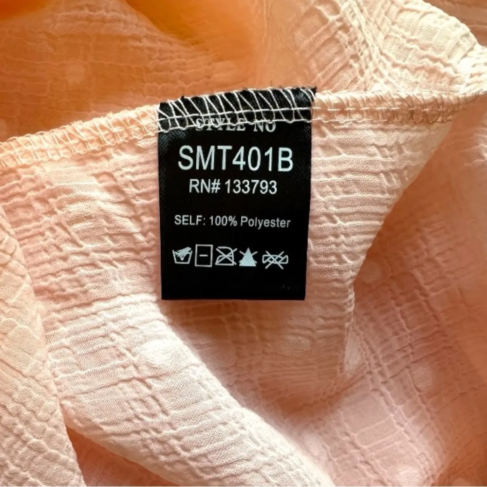 POL Sheer Swiss Dot Ruffle Blouse – Size L - Feminine Lace Top - Image 10